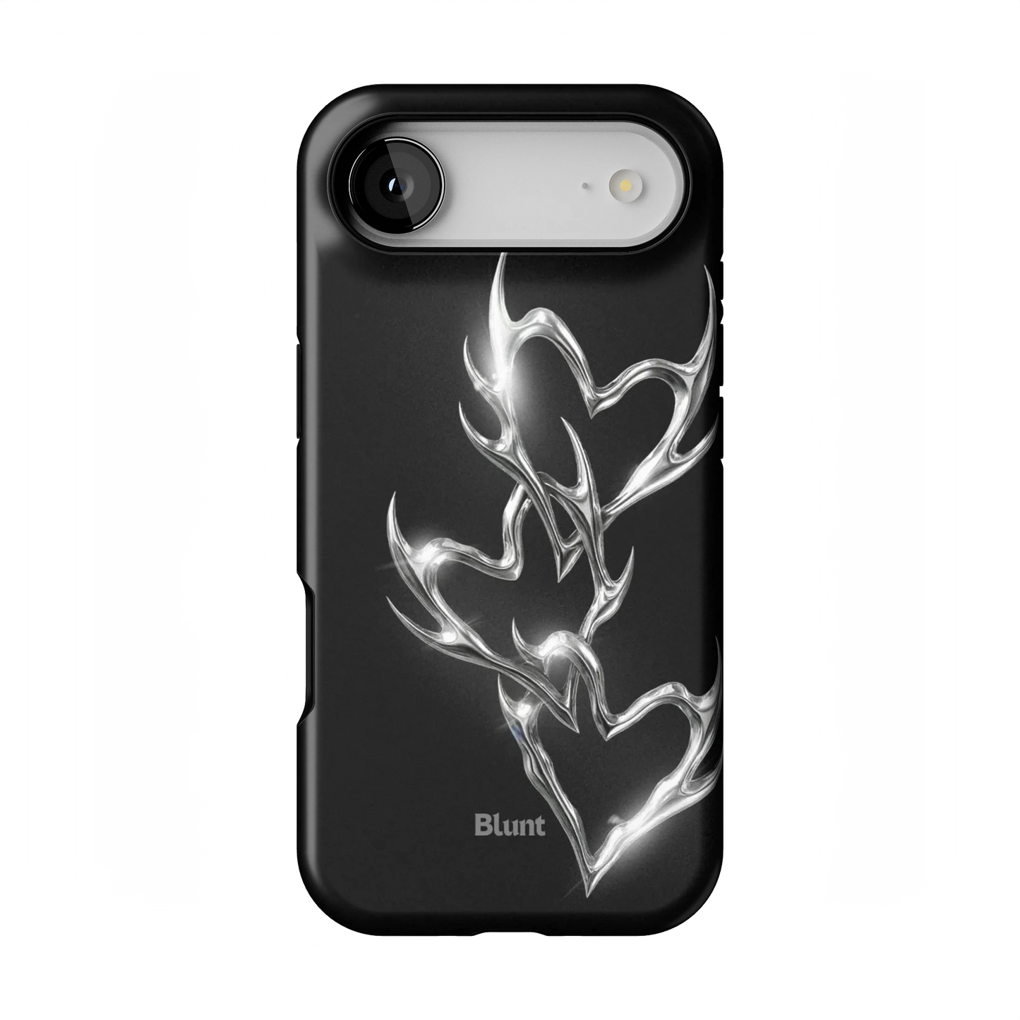 Chrome Flame iPhone Case