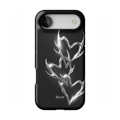Chrome Flame iPhone Case
