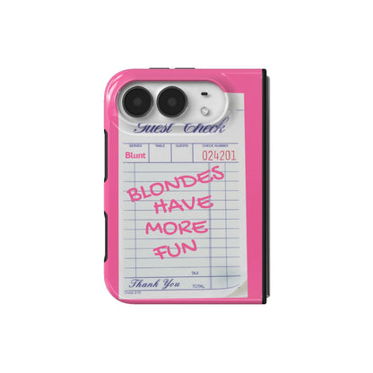 blondes-have-more-fun-iphone-case iPhone 18 Duo case, view 2