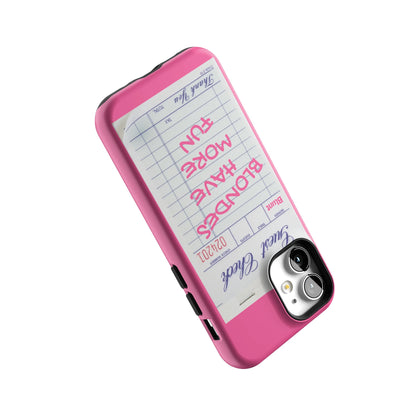 Blondes Have More Fun iPhone Case gallery - Iphone_12_Mini_Air_Plus_5
