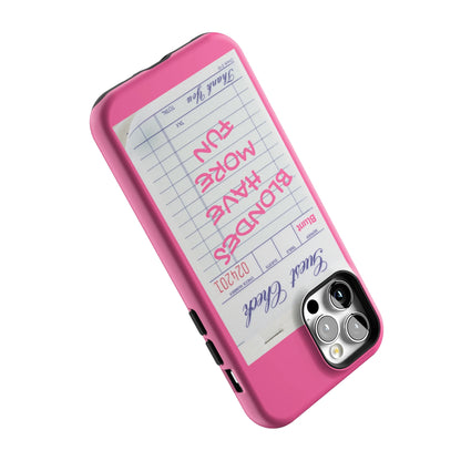 Blondes Have More Fun iPhone Case gallery - Iphone_12_Pro_5