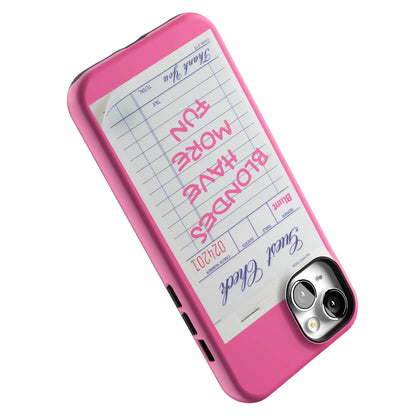 Blondes Have More Fun iPhone Case gallery - Iphone_14_Mini_Air_Plus_5
