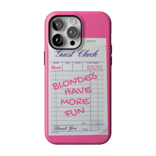 Blondes Have More Fun iPhone Case gallery - Iphone_14_Pro_Max_1
