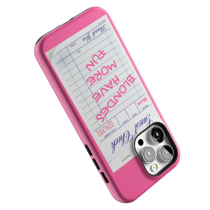 Blondes Have More Fun iPhone Case gallery - Iphone_14_Pro_Max_5