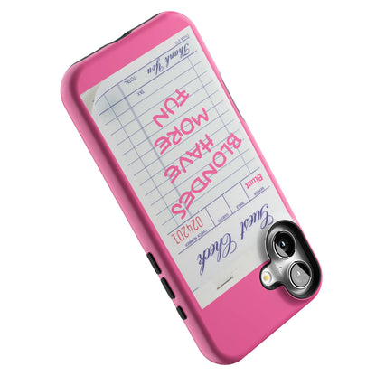 Blondes Have More Fun iPhone Case gallery - Iphone_16_Mini_Air_Plus_5