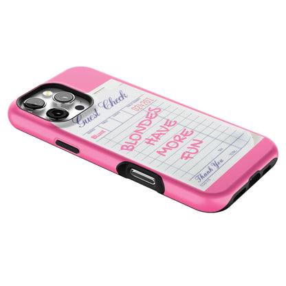 Blondes Have More Fun iPhone Case gallery - Iphone_16_Pro_Max_2