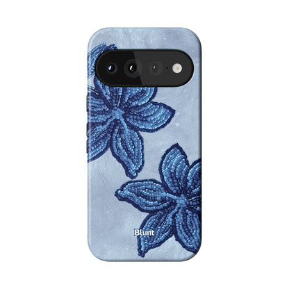Blue Blush Orchid Pixel Case - Blunt Cases