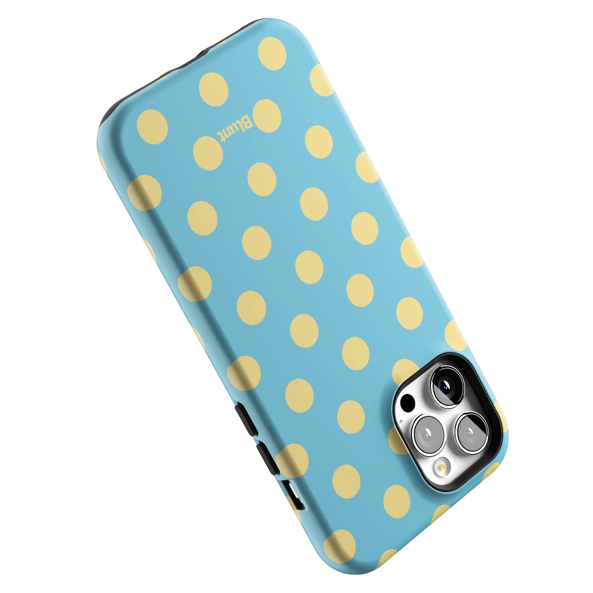 Blue Butter Polka iPhone Case gallery - Iphone_12_Pro_Max_5