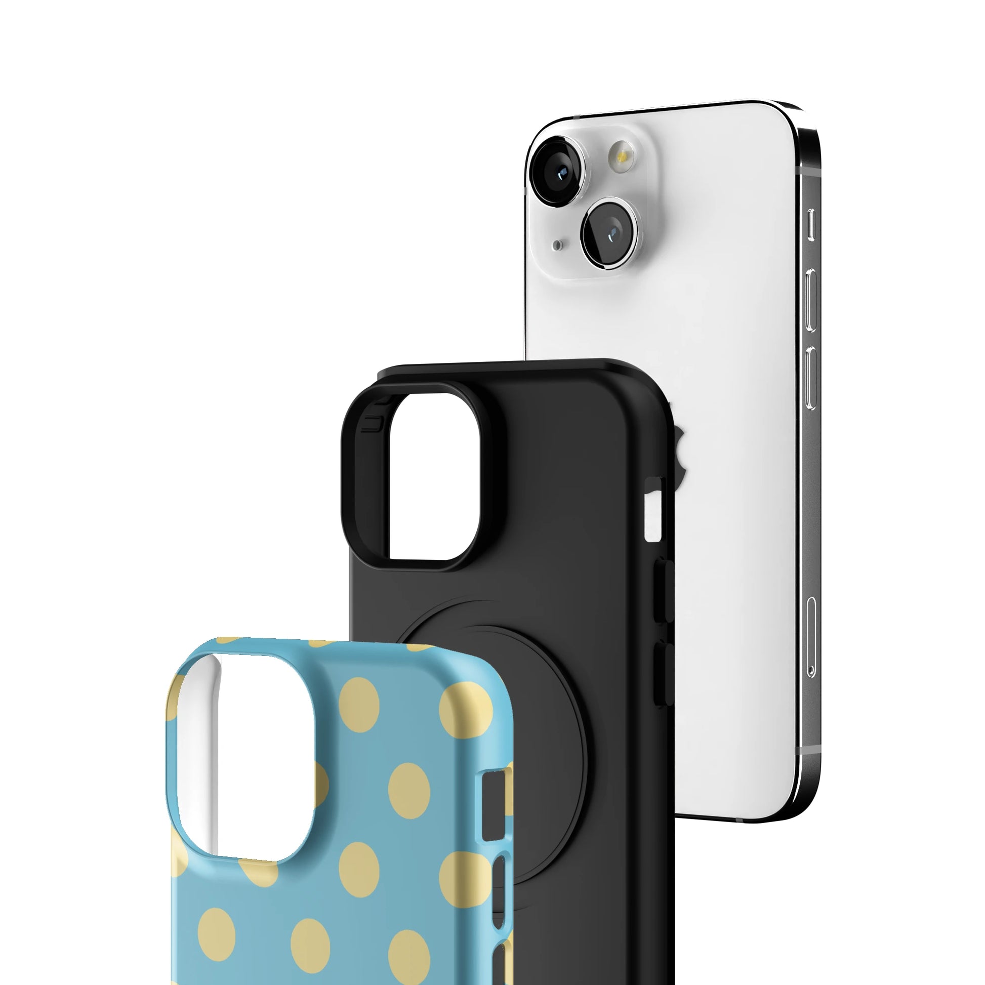 Blue Butter Polka iPhone Case gallery - Iphone_13_Mini_Air_Plus_3