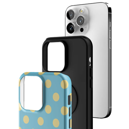 Blue Butter Polka iPhone Case gallery - Iphone_14_Pro_Max_3