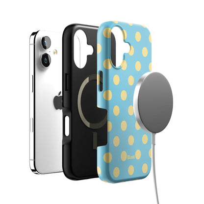 Blue Butter Polka iPhone Case gallery - Iphone_17_Iphone_4
