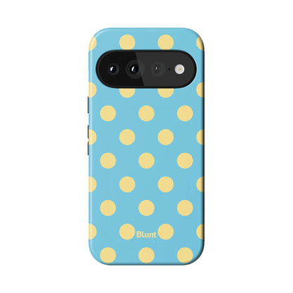 Blue Butter Polka Pixel Case - Blunt Cases