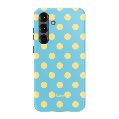 Blue Butter Polka Samsung Case - Blunt Cases
