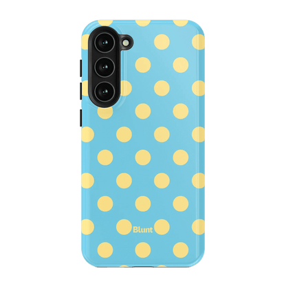 Blue Butter Polka Samsung Case - Blunt Cases