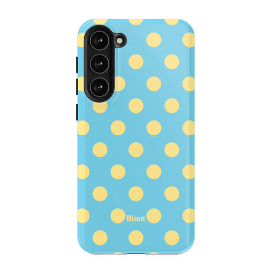 Blue Butter Polka Samsung Case - Blunt Cases