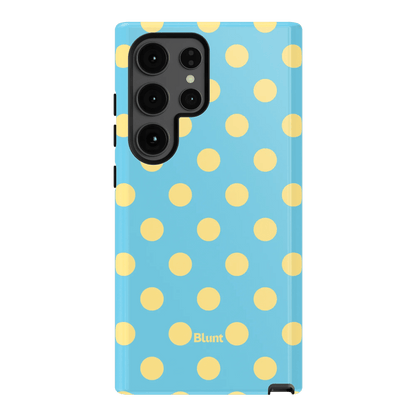 Blue Butter Polka Samsung Case - Blunt Cases