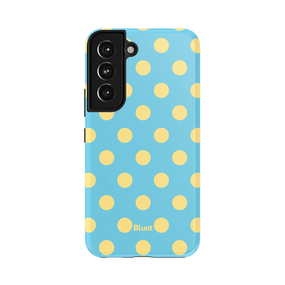 Blue Butter Polka Samsung Case - Blunt Cases