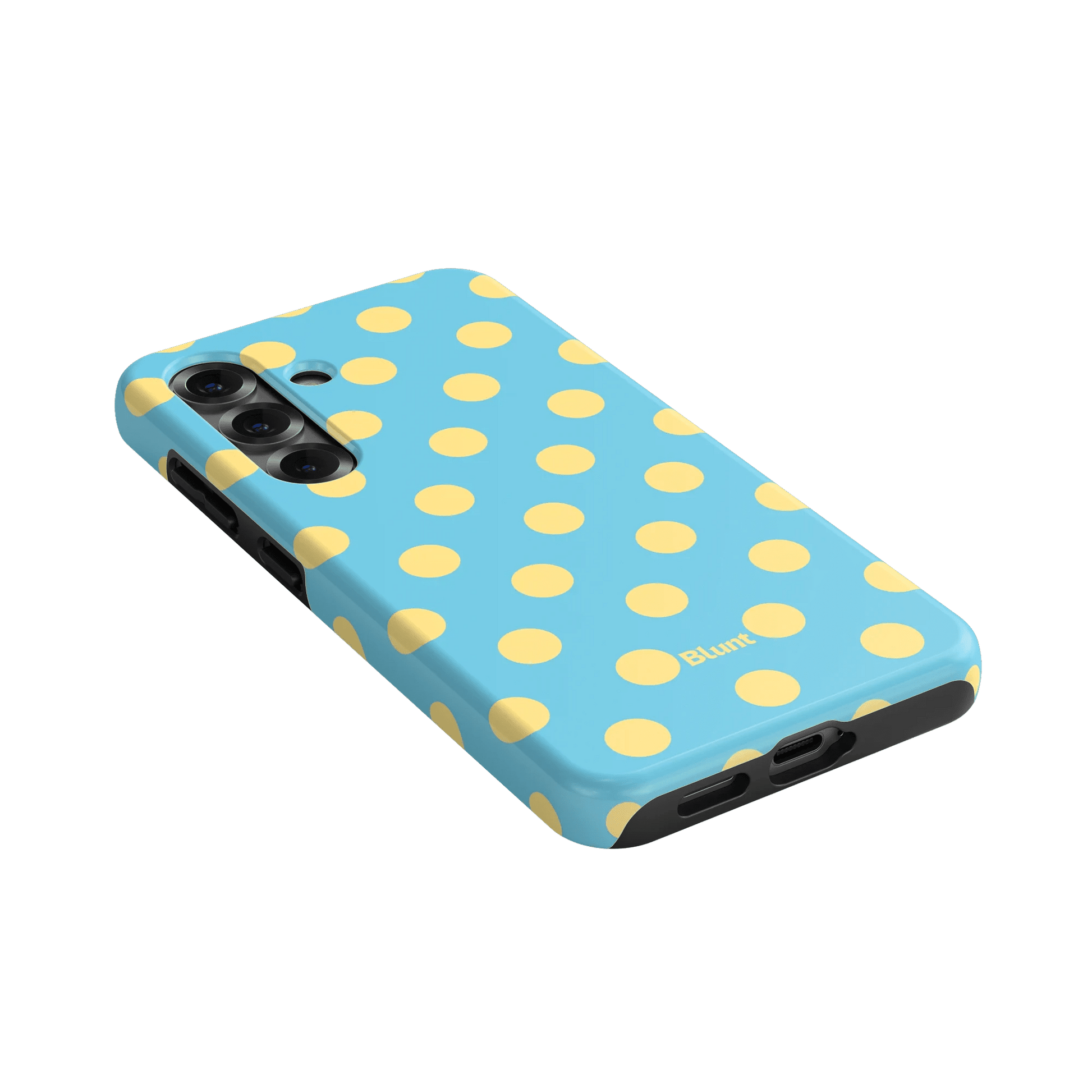 Blue Butter Polka Samsung Case - Blunt Cases