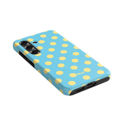 Blue Butter Polka Samsung Case - Blunt Cases