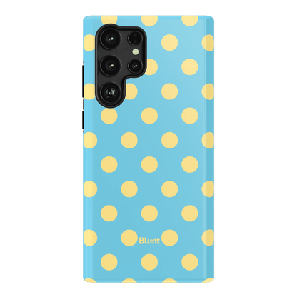 Blue Butter Polka Samsung Case - Blunt Cases