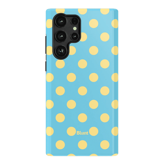 Blue Butter Polka Samsung Case - Blunt Cases