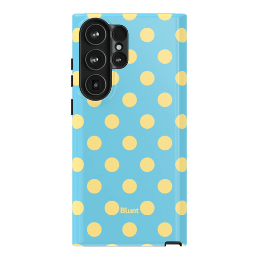 Blue Butter Polka Samsung Case - Blunt Cases