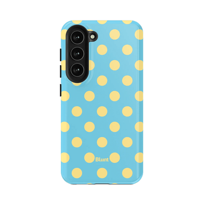 Blue Butter Polka Samsung Case - Blunt Cases