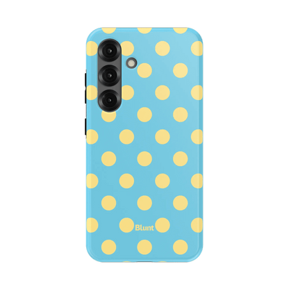 Blue Butter Polka Samsung Case - Blunt Cases