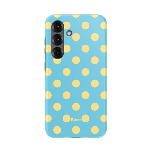 Blue Butter Polka Samsung Case - Blunt Cases