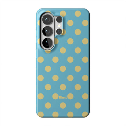 Blue Butter Polka Samsung Case - Blunt Cases