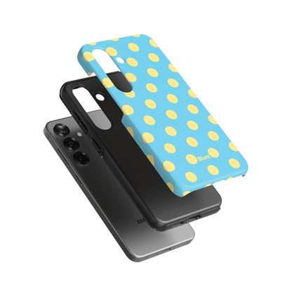 Blue Butter Polka Samsung Case - Blunt Cases