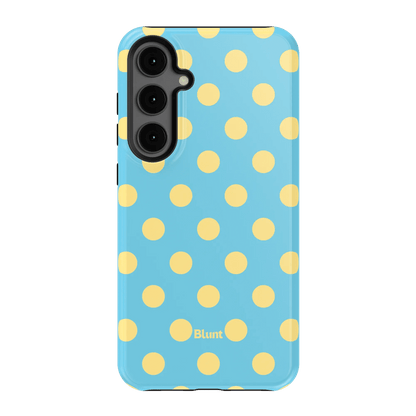 Blue Butter Polka Samsung Case - Blunt Cases