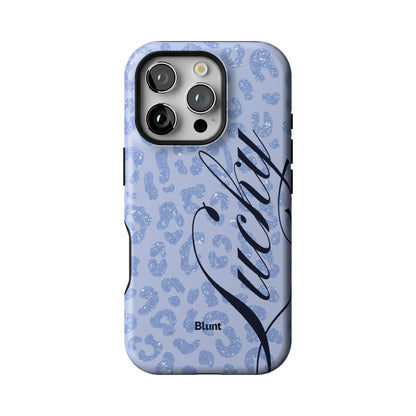 Blue Cheetah Lucky iPhone Case gallery - Iphone_16_Pro_1