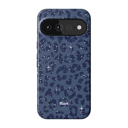 Blue Cheetah Print Pixel Case - Blunt Cases
