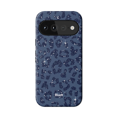 Blue Cheetah Print Pixel Case - Blunt Cases