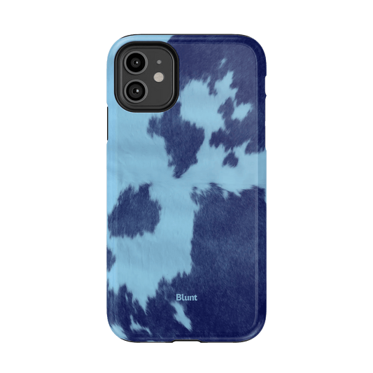 Blue Crow Print iPhone Case - Blunt Cases