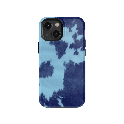 Blue Crow Print iPhone Case - Blunt Cases