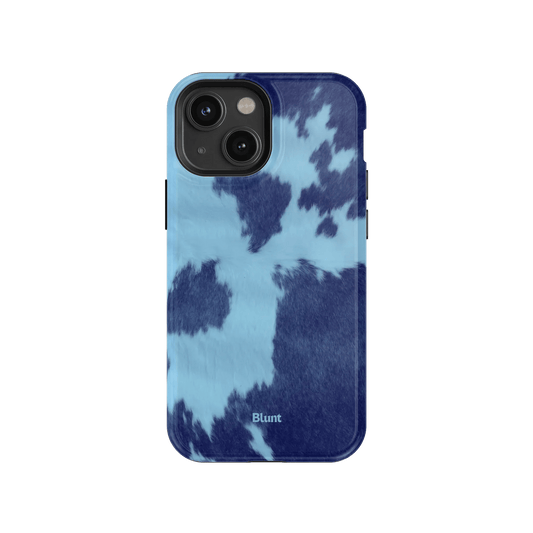 Blue Crow Print iPhone Case - Blunt Cases