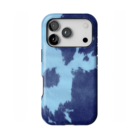 Blue Crow Print iPhone Case - Blunt Cases