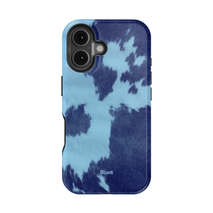 Blue Crow Print iPhone Case - Blunt Cases