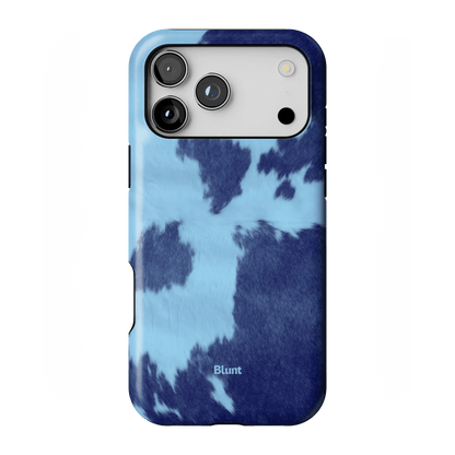 Blue Crow Print iPhone Case - Blunt Cases