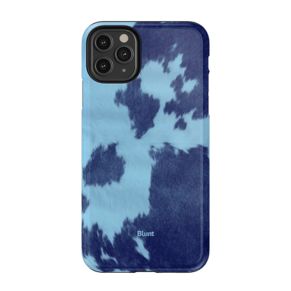 Blue Crow Print iPhone Case - Blunt Cases