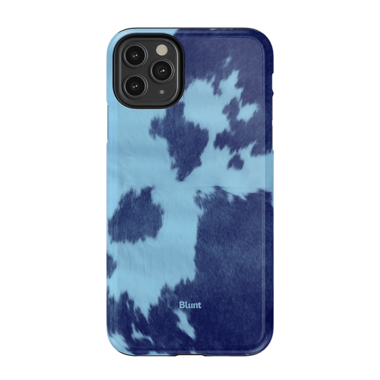 Blue Crow Print iPhone Case - Blunt Cases