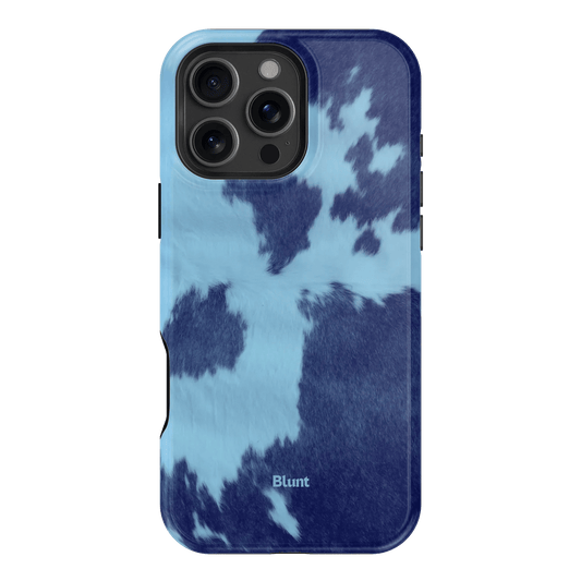 Blue Crow Print iPhone Case - Blunt Cases