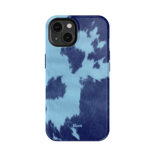 Blue Crow Print iPhone Case - Blunt Cases