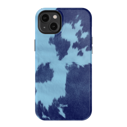 Blue Crow Print iPhone Case - Blunt Cases