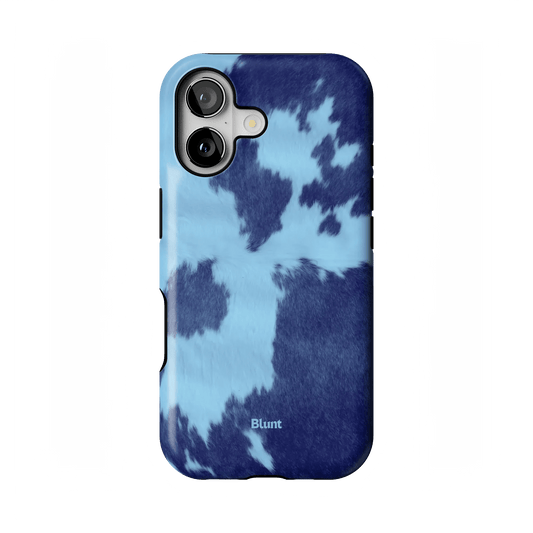 Blue Crow Print iPhone Case - Blunt Cases