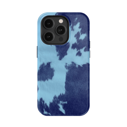 Blue Crow Print iPhone Case - Blunt Cases