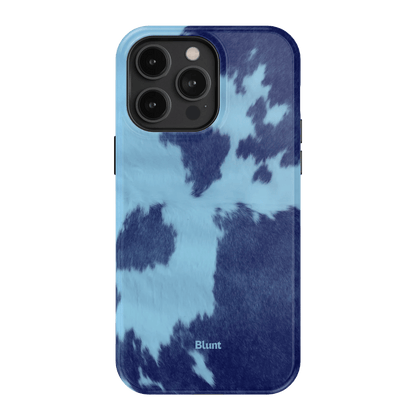 Blue Crow Print iPhone Case - Blunt Cases