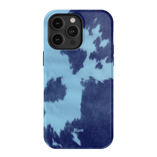 Blue Crow Print iPhone Case - Blunt Cases